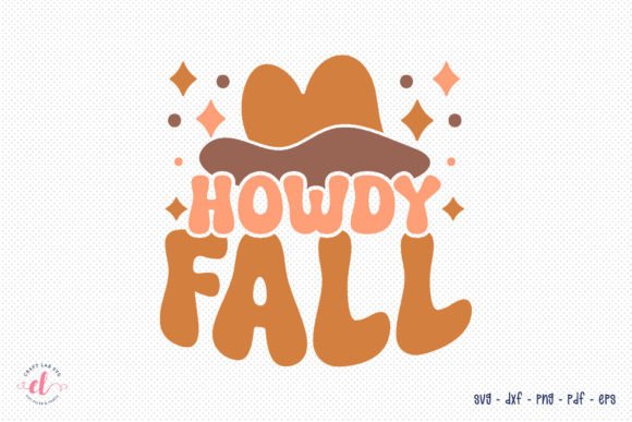 Download Retro Fall SVG, Howdy Fall Cut File - Retro Collection