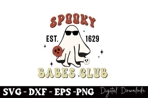 Download Spooky SVG PNG, Halloween Spooky Retro - Retro Collection