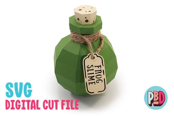 Download Frog Slime Potion 3D Papercraft - Potion Collection
