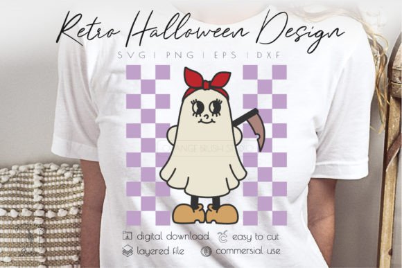 Download Cute Ghost Kids Halloween SVG File - Kids Collection