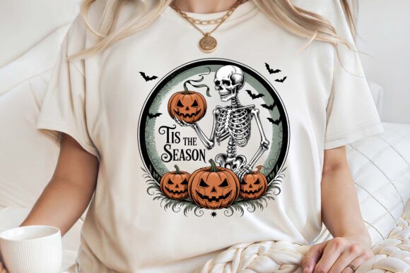 Download Retro Tis the Season Skeleton Halloween - Retro Collection