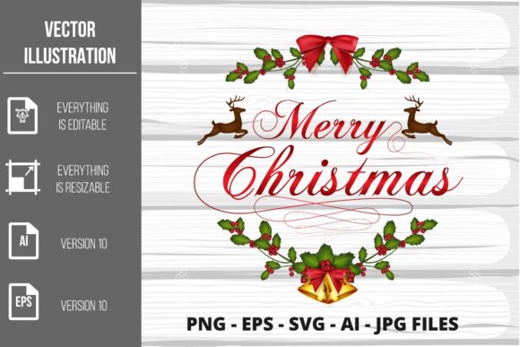 Download Merry Christmas Vector Clipart - Premium Resources