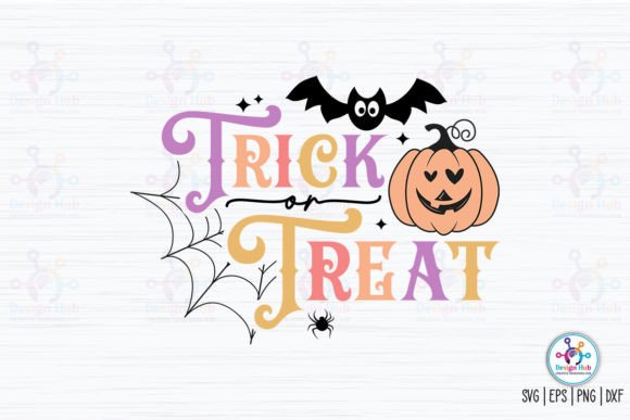 Download Trick or Treat Retro SVG - Retro Collection